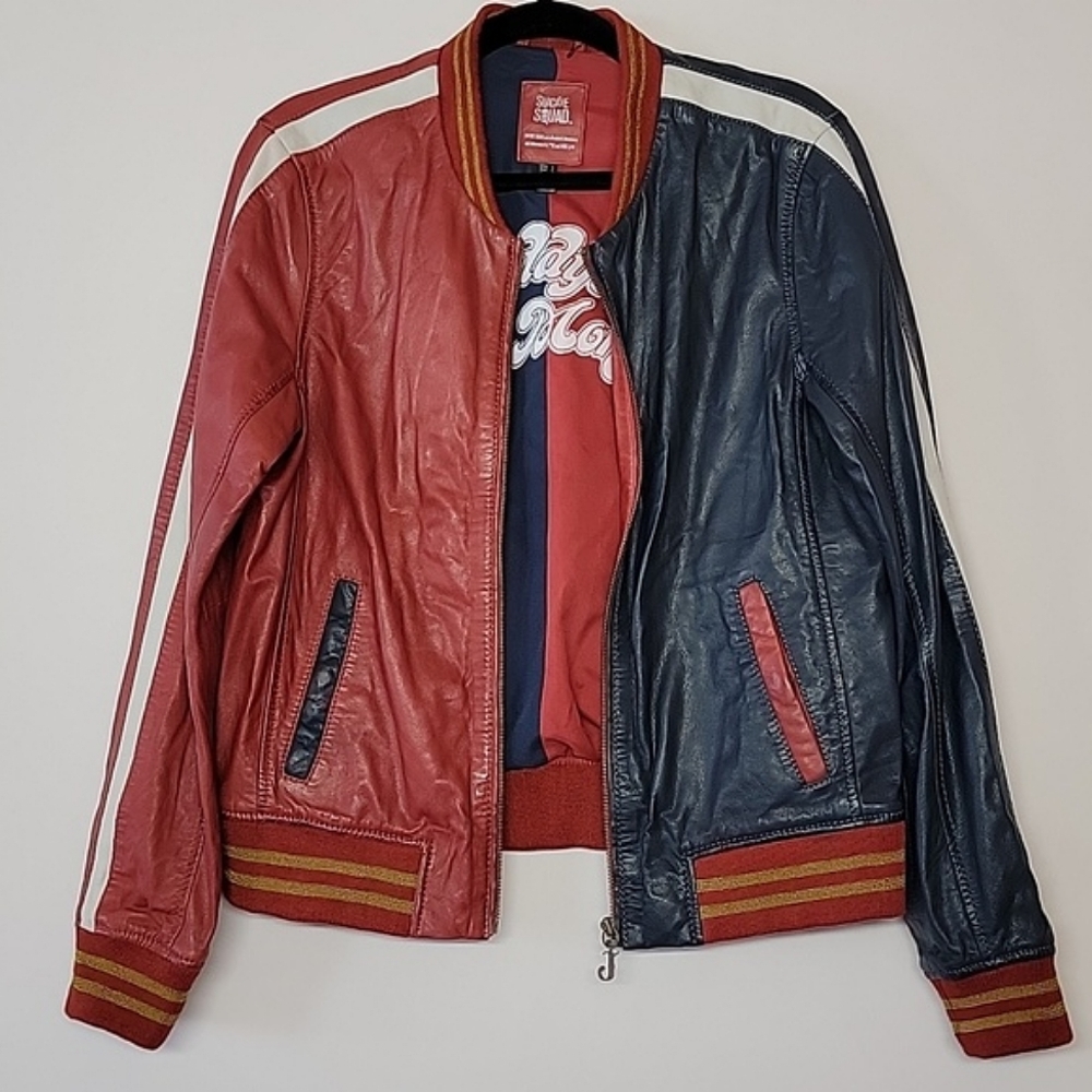 Suicide Squad Harley Quinn Genuine Leather Jacket